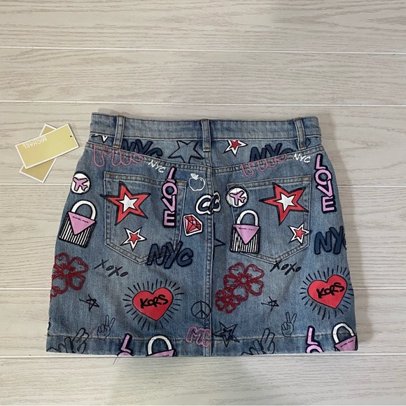 NWT Michael Kors NYC love pop art skirt - Picture 2 of 7